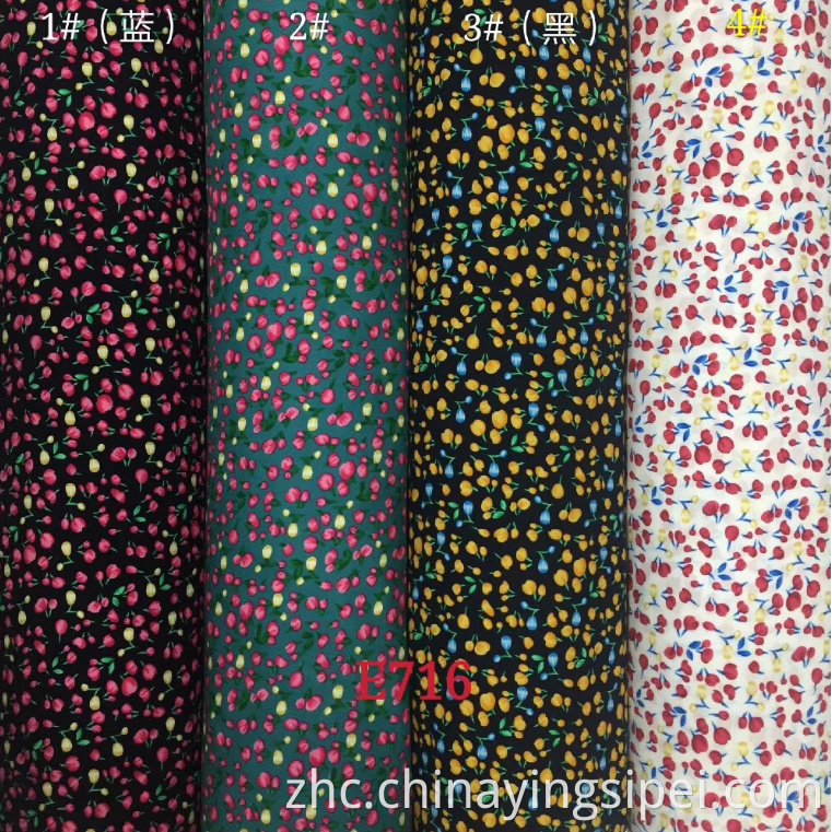 ISP Textlie Challis 45s*45S纺织品旋转100％人造丝印刷织物数字印刷制造商